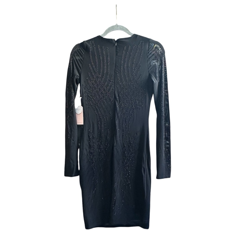 NWT Blashe Sequin Beaded Beautiful Party Dress Black Women’s Size Medium Tags - Picture 2 of 5